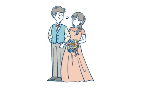 結婚式は、白く輝く美しい歯で。